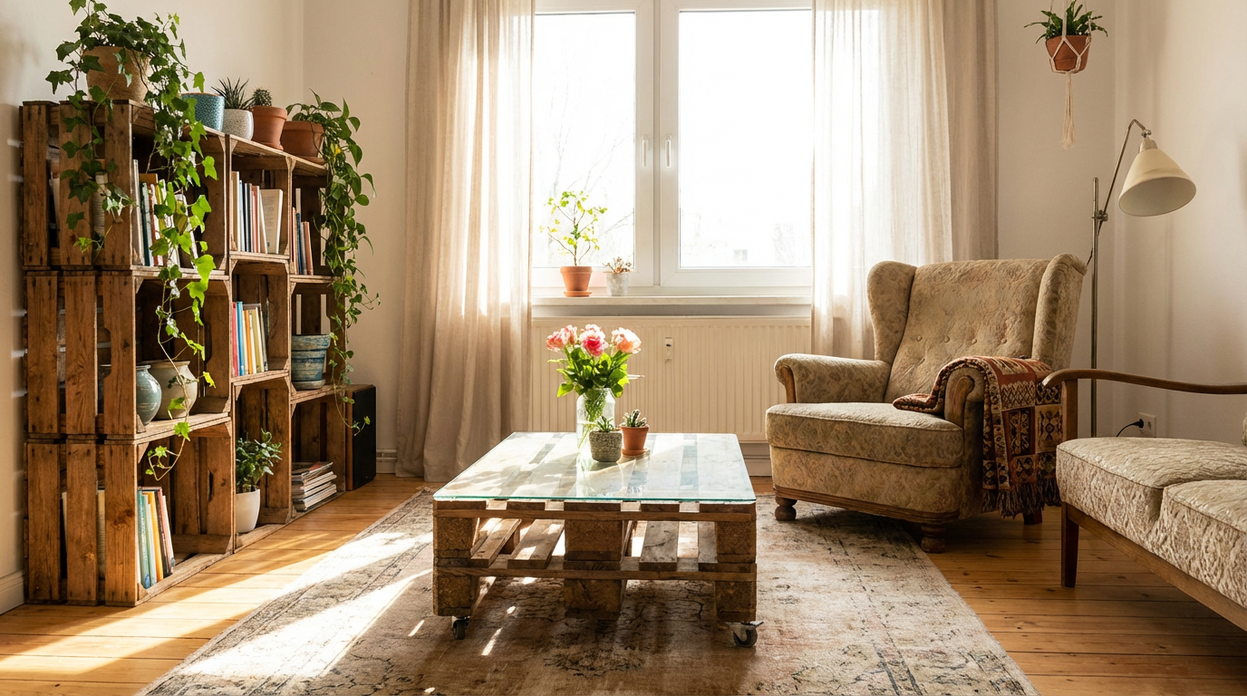 Decoração Upcycling: Como Renovar Sua Casa Gastando Quase Nada e Ajudando o Planeta